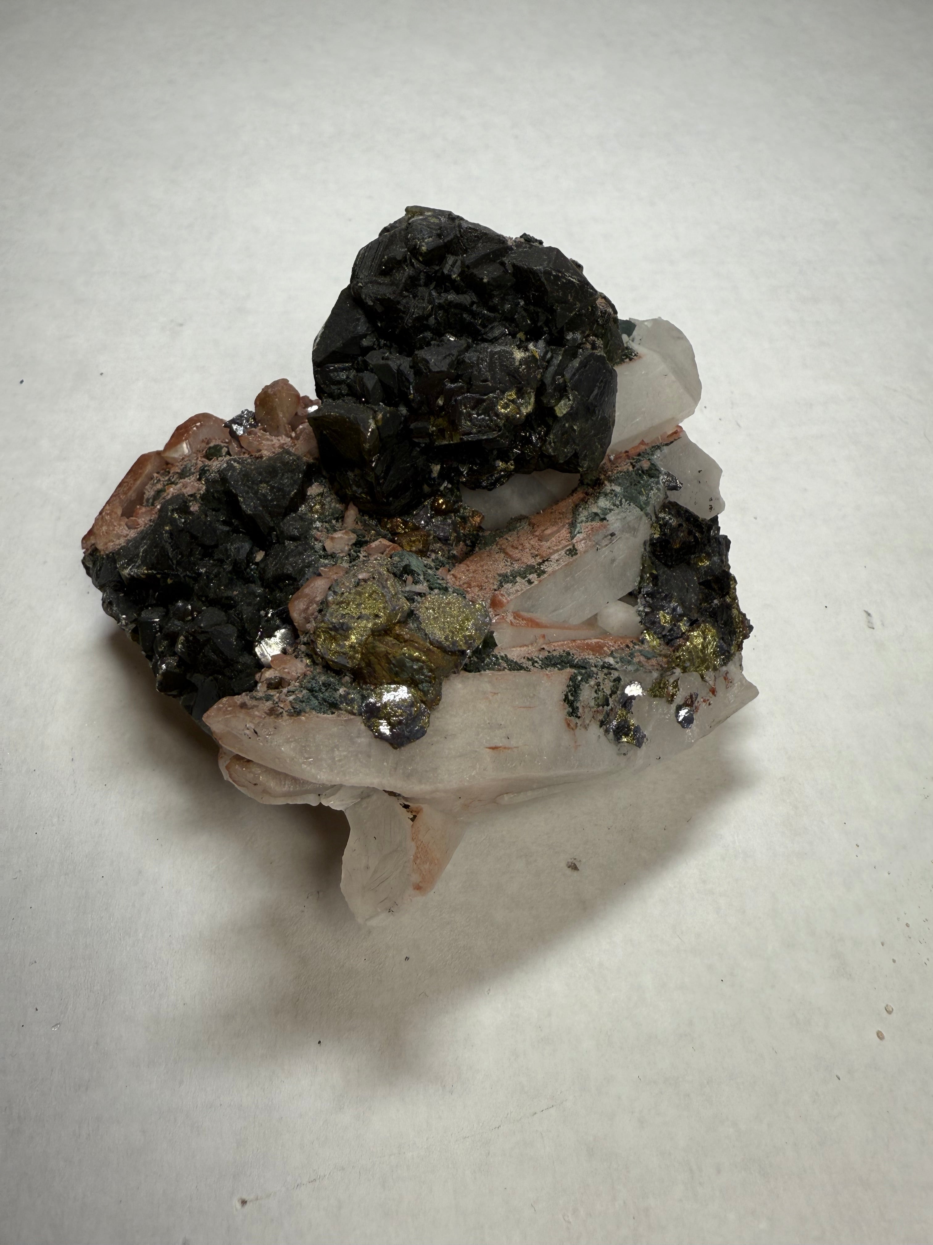 Cuarzo con calcopirita