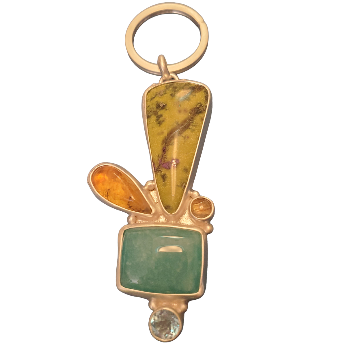 Ruby Zoisite Keychain