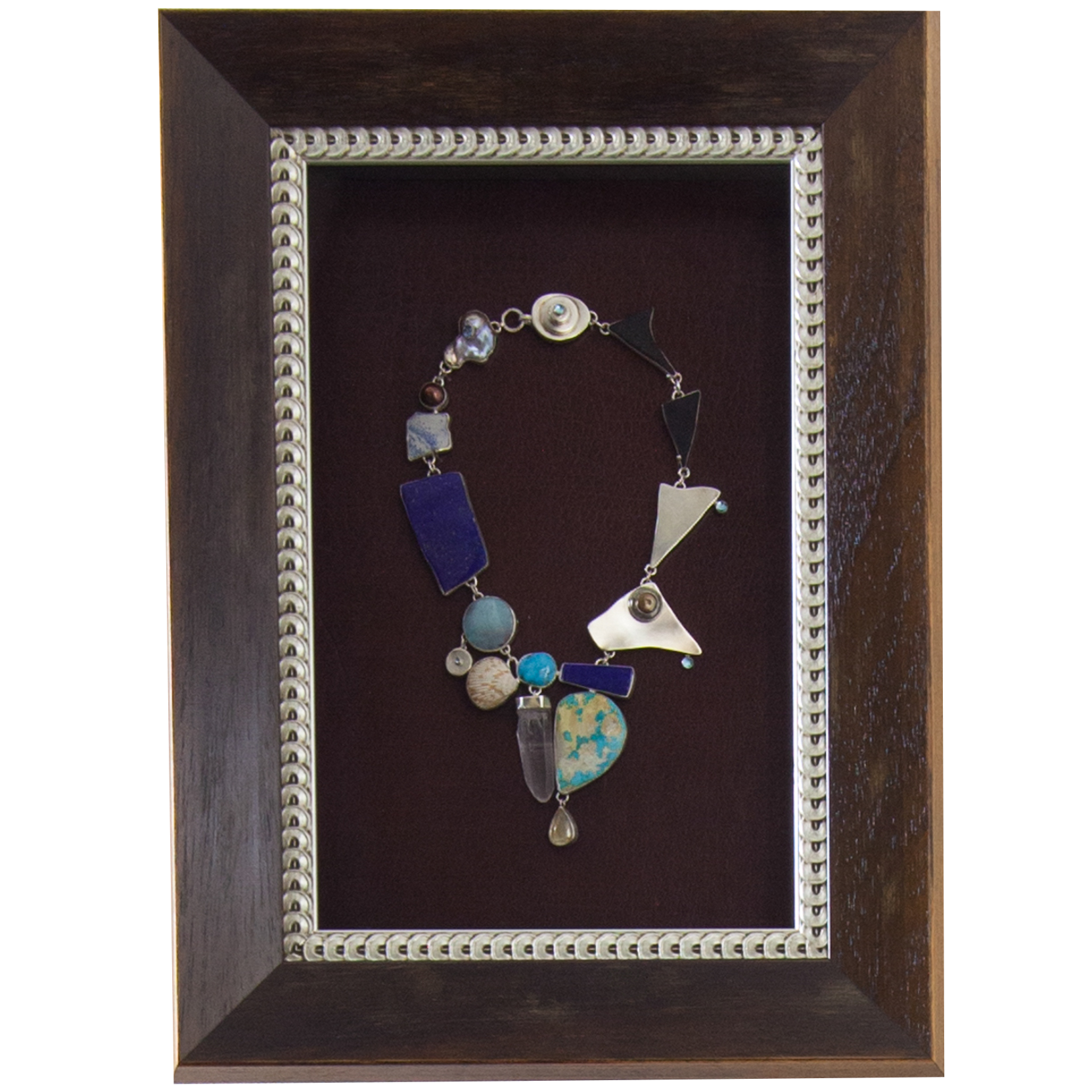 Shades of Blue Treasure Necklace