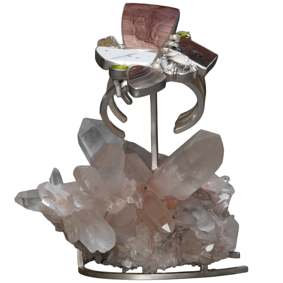 Jasper Bracelet on Himalayan Quartz