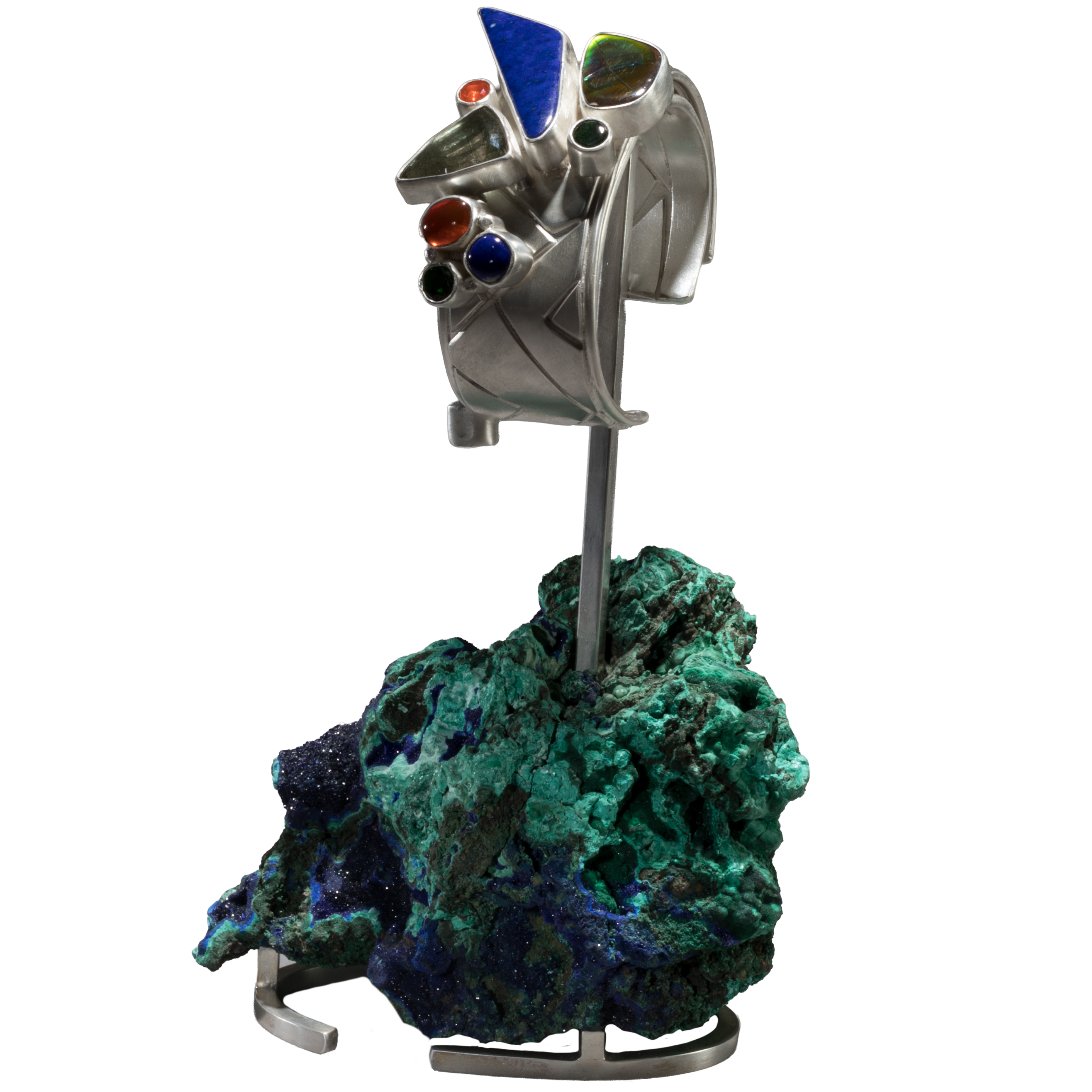 Lapis Cuff on Azurite