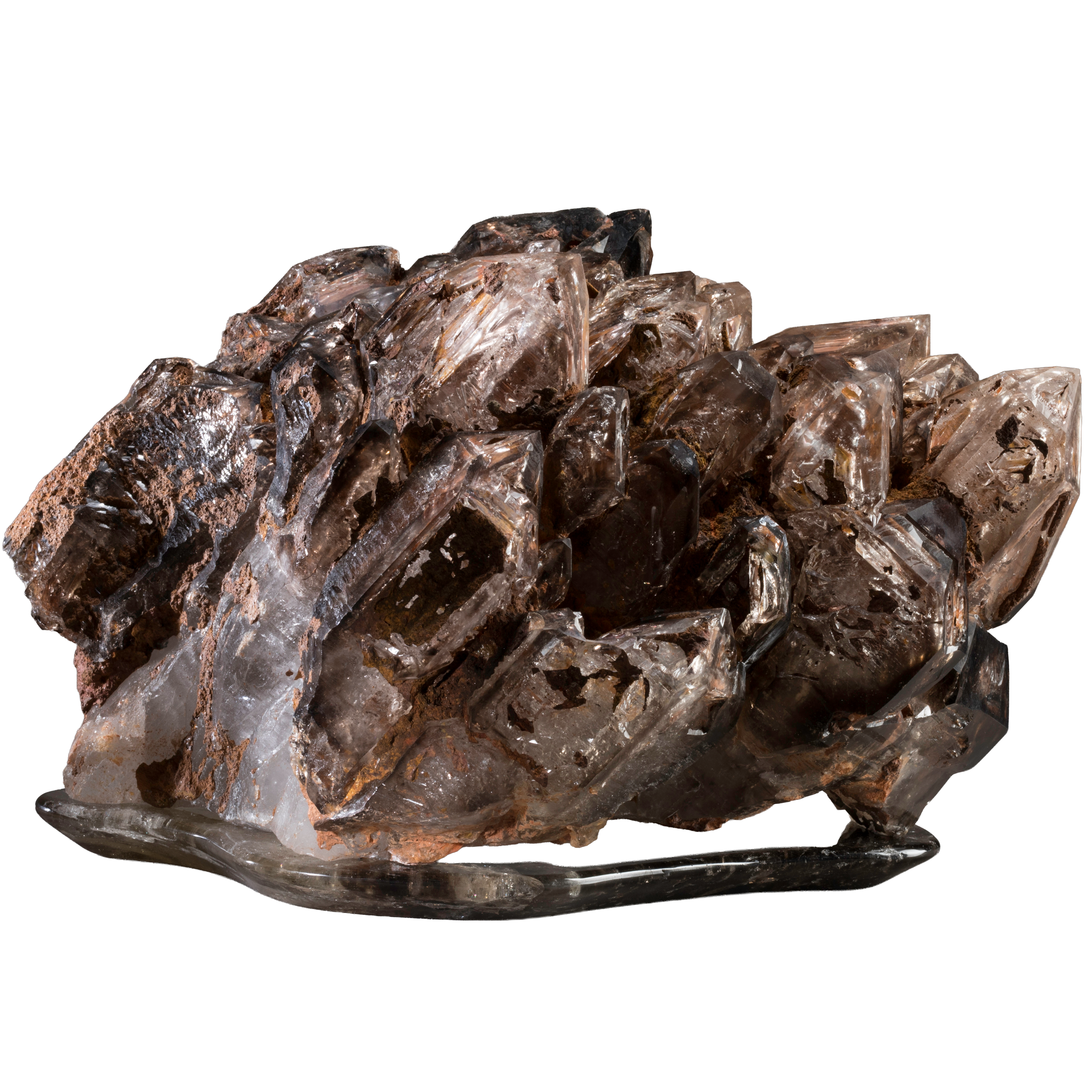 Alligator Quartz on Crystal Base