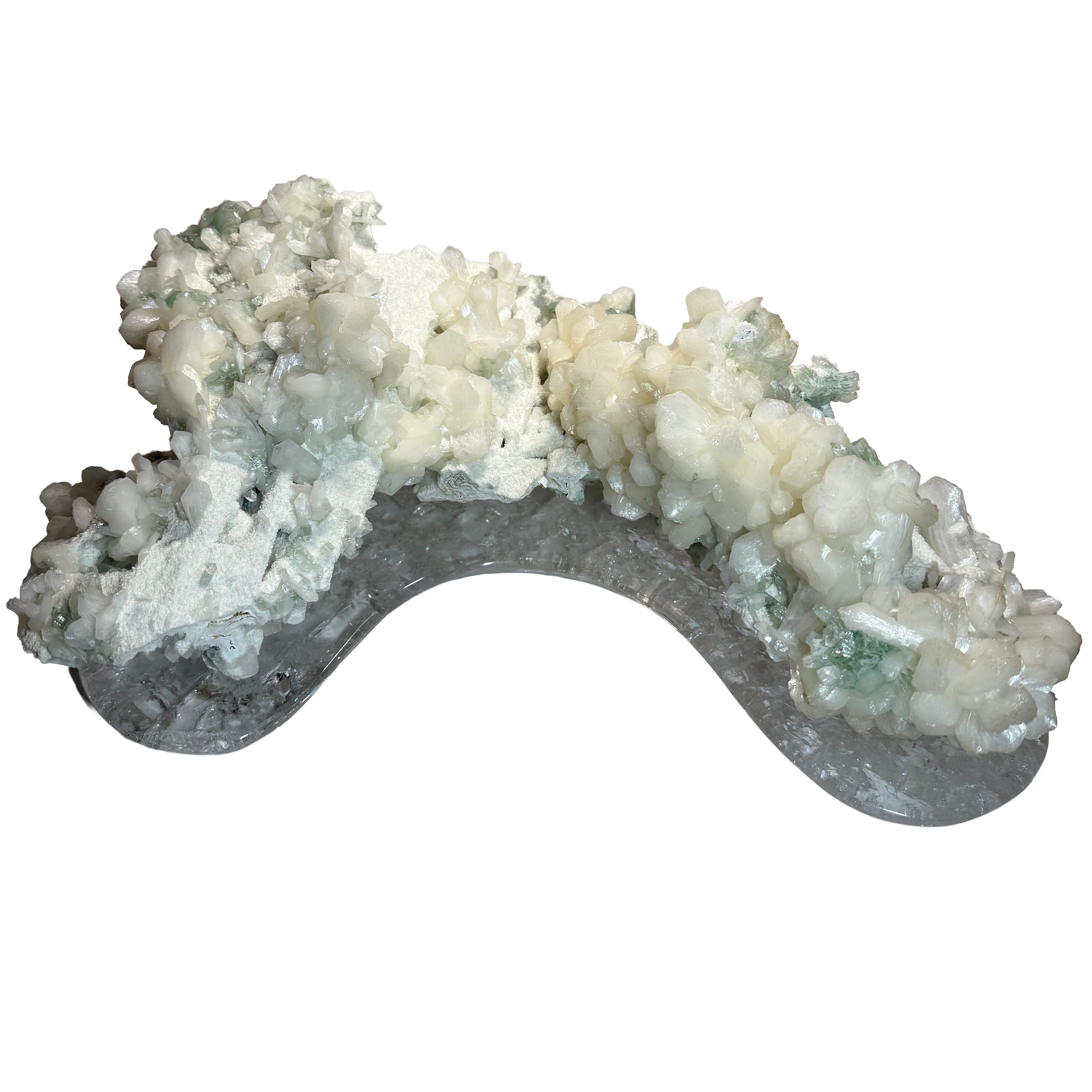 Apophyllite on Crystal Base