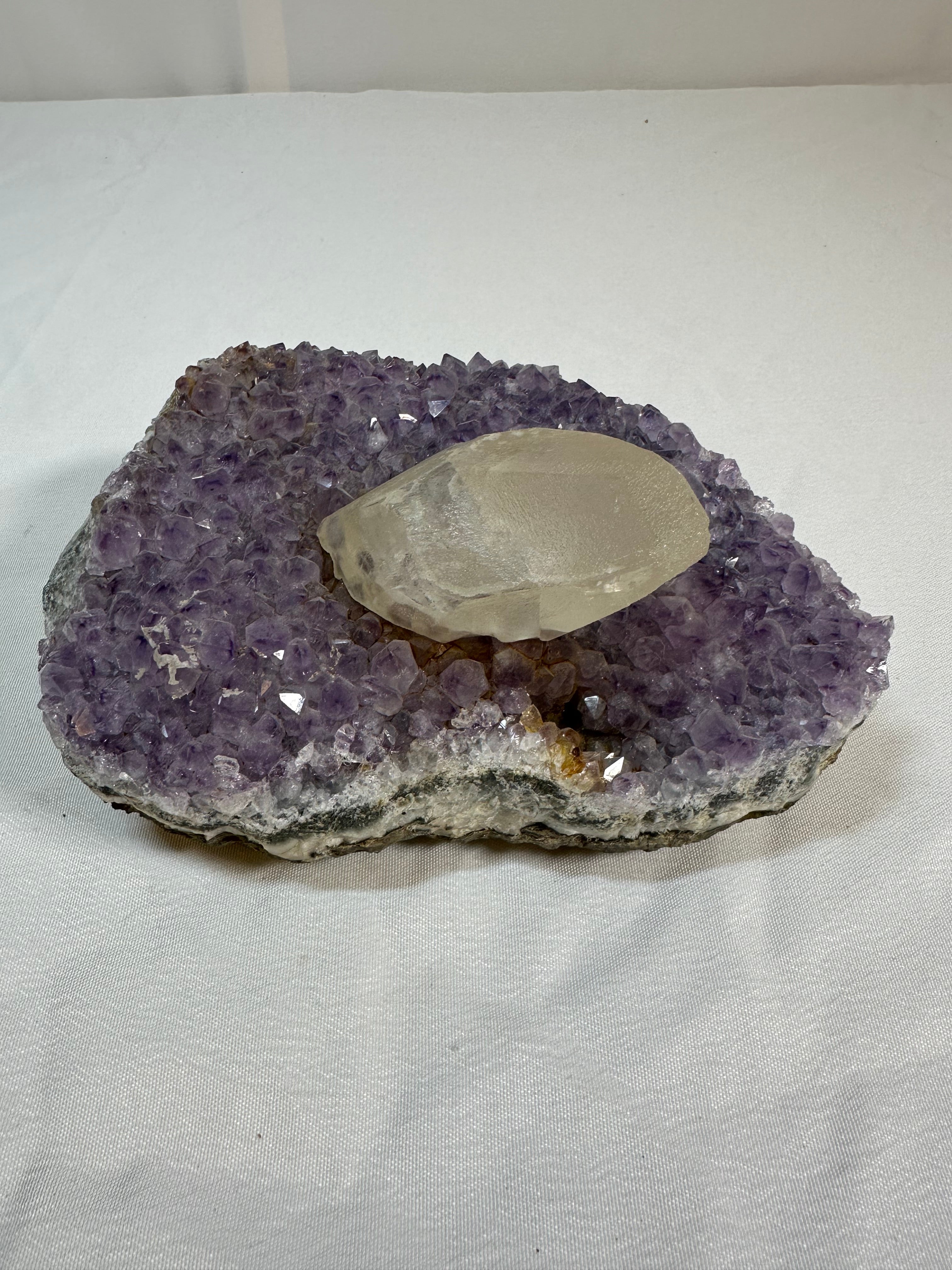 Amethyst w/ Calcite