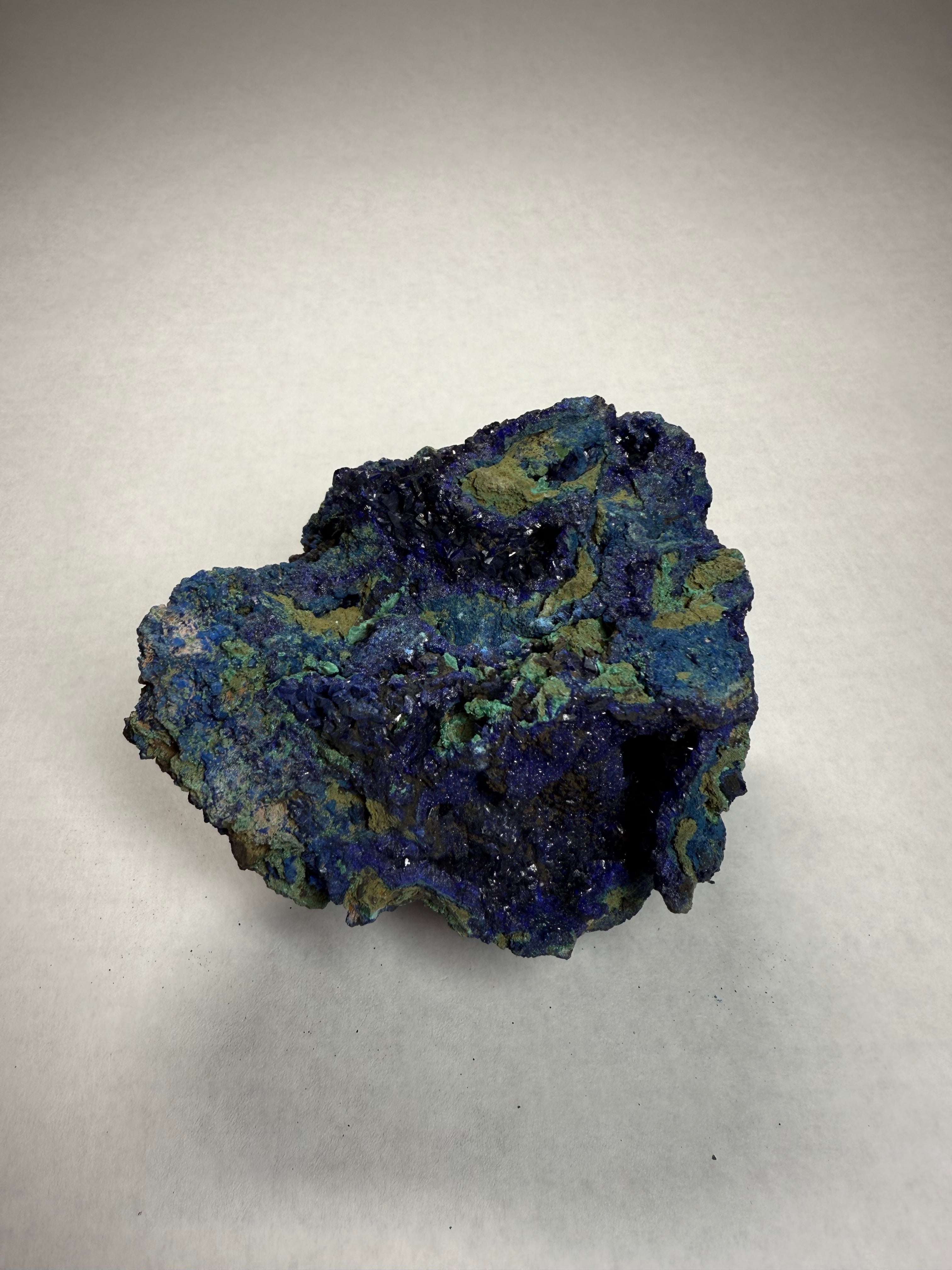 Azurite w/Malachite
