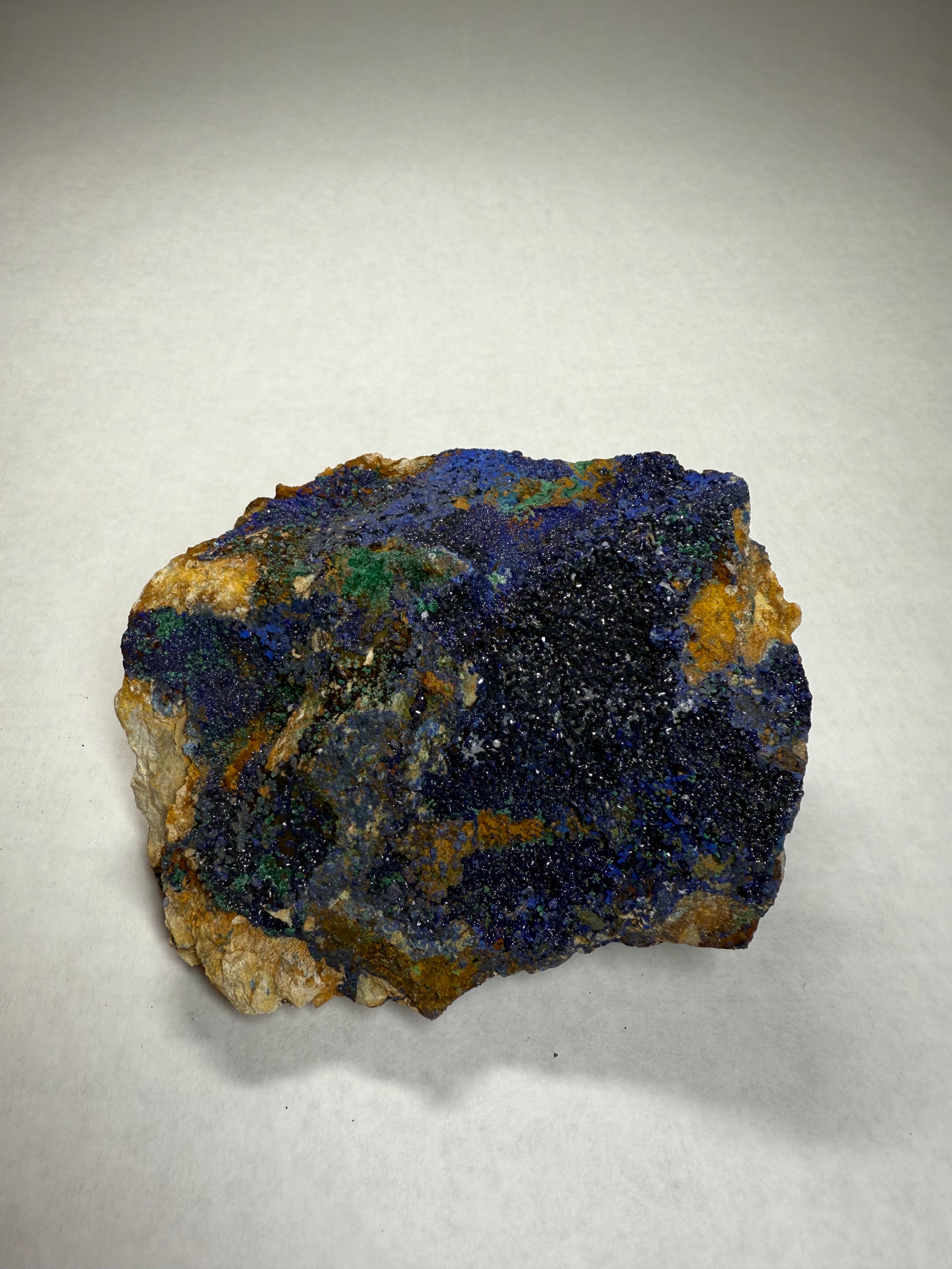 Azurite w/Malachite