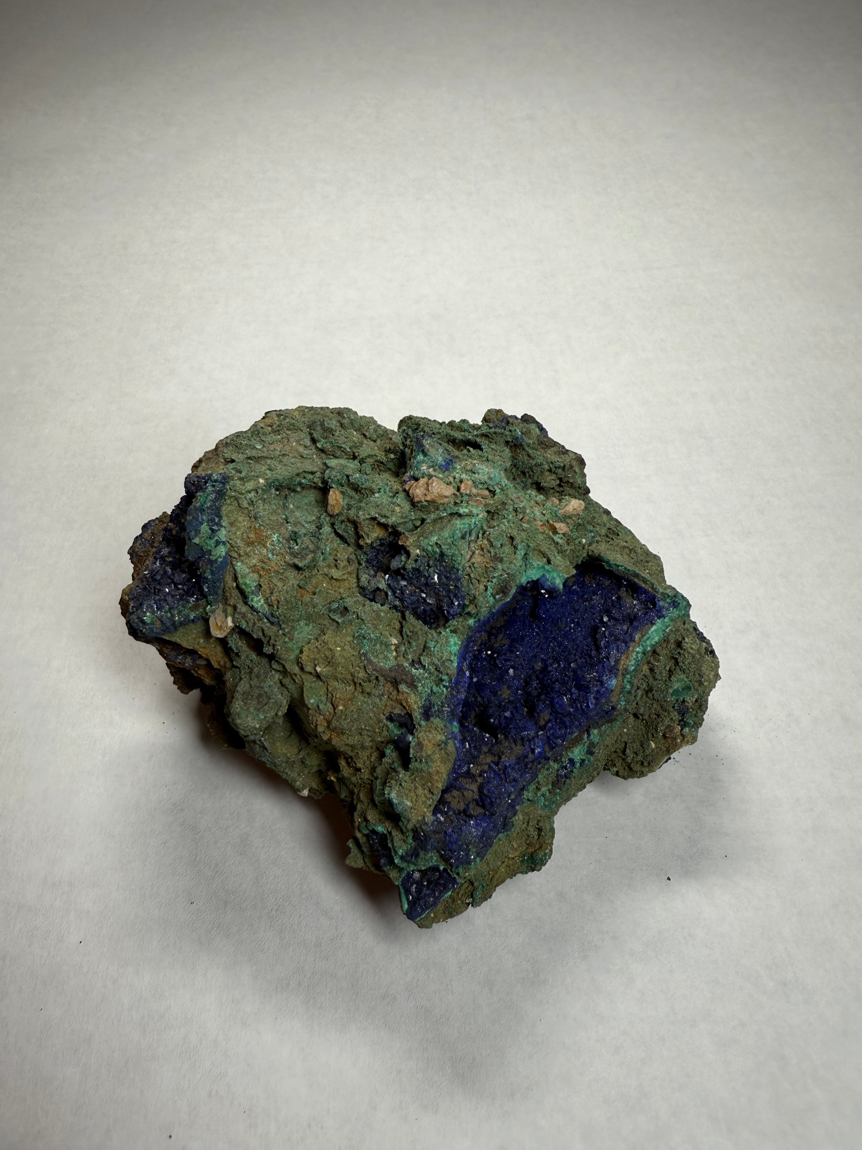 Azurite w/Malachite