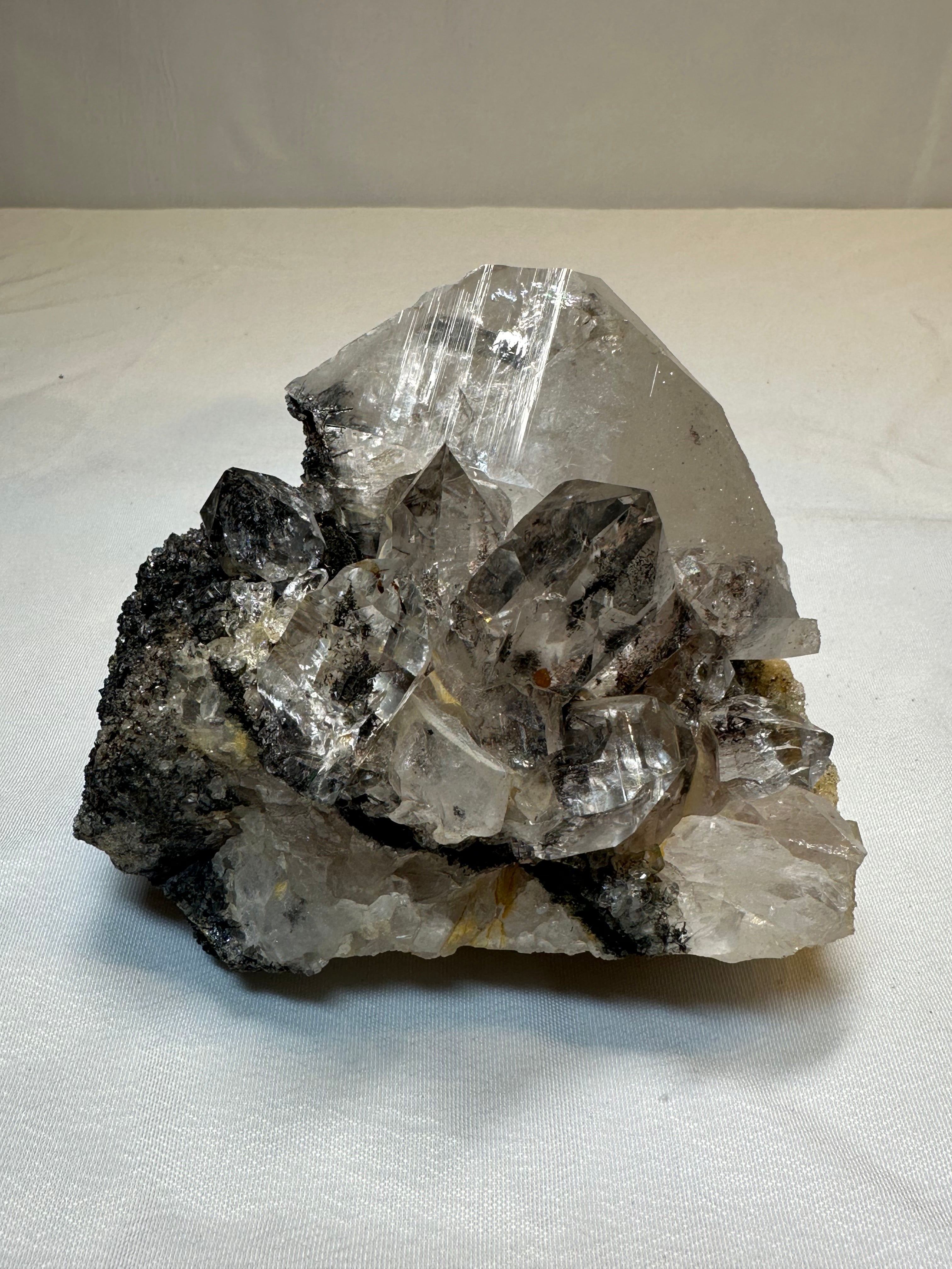 Amas de quartz rutile