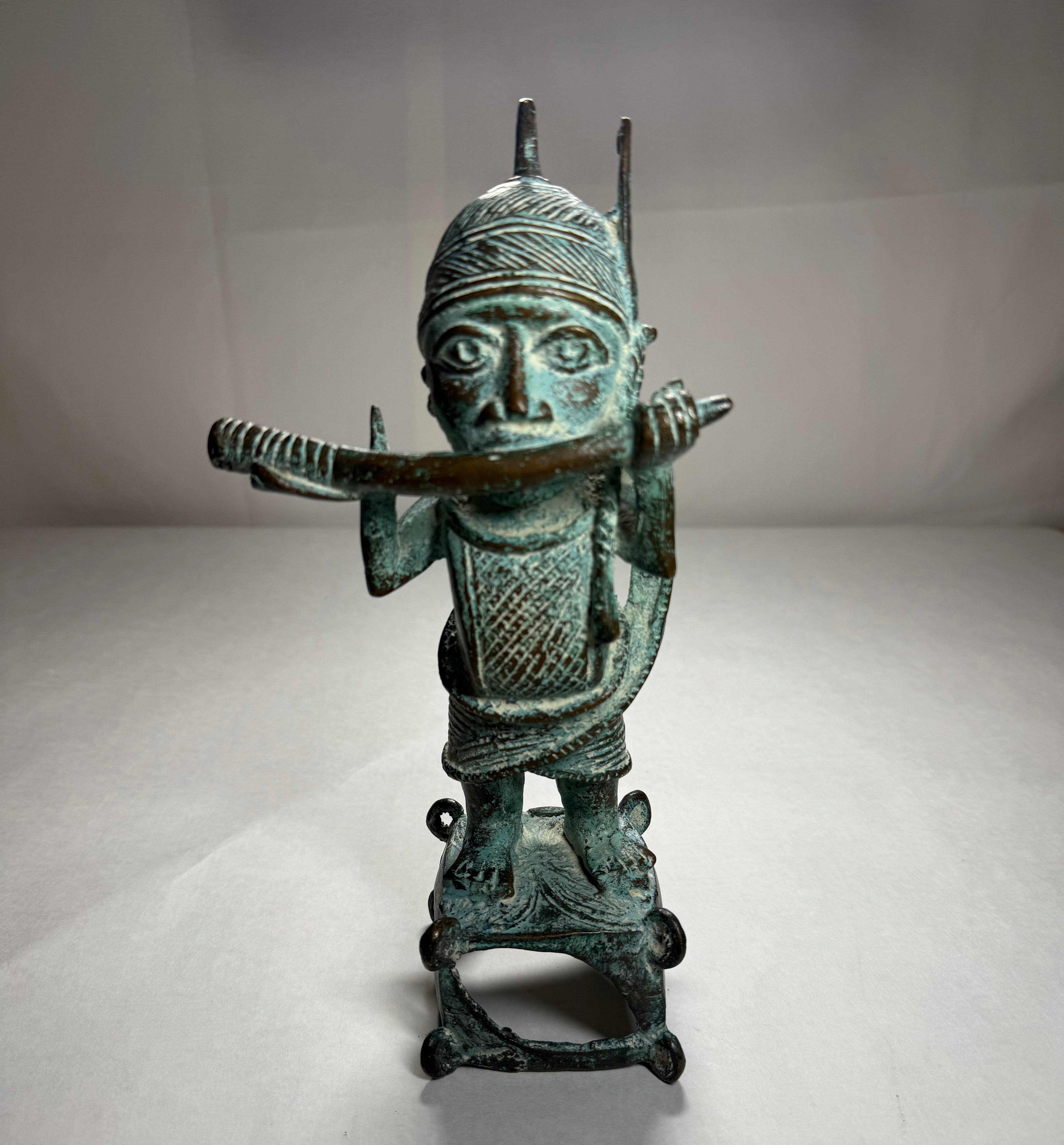 Nigerian Bronze Statue