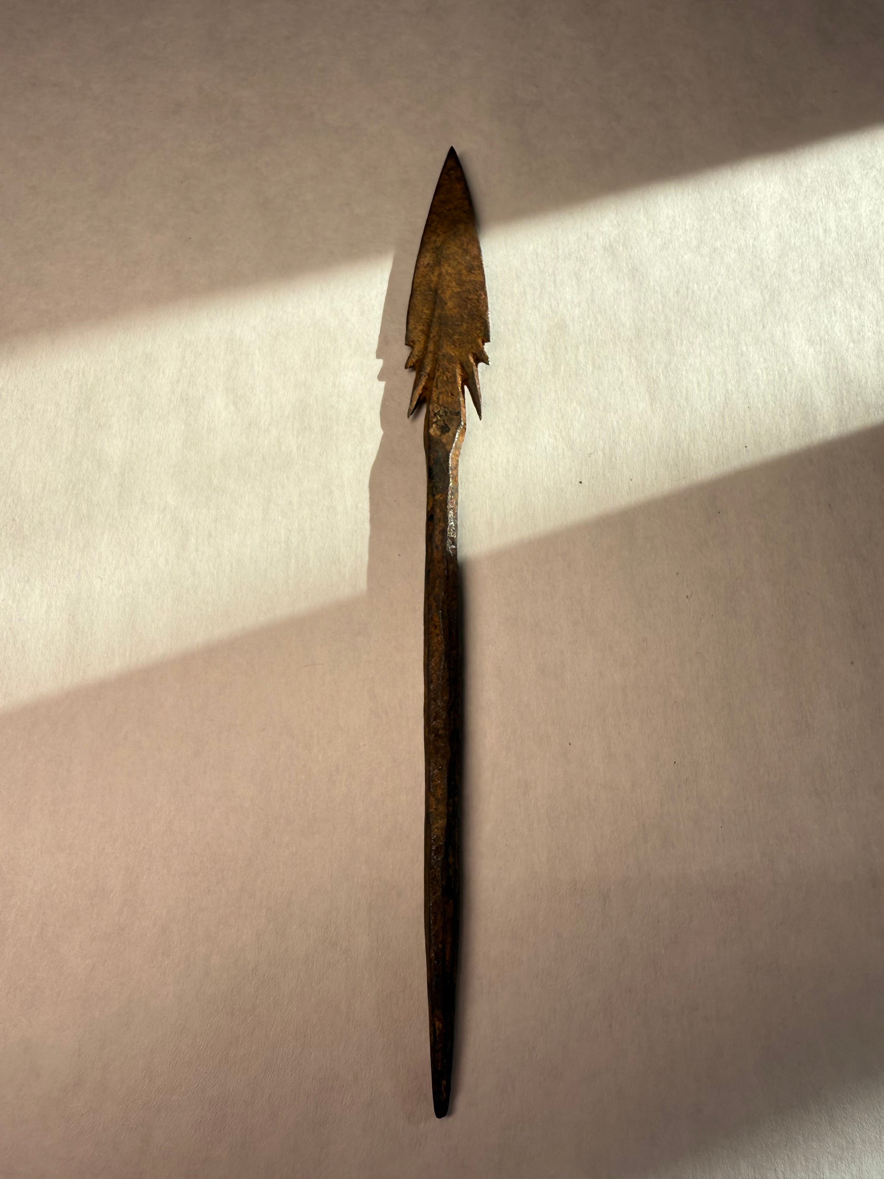 Antique Iron Arrow Tip