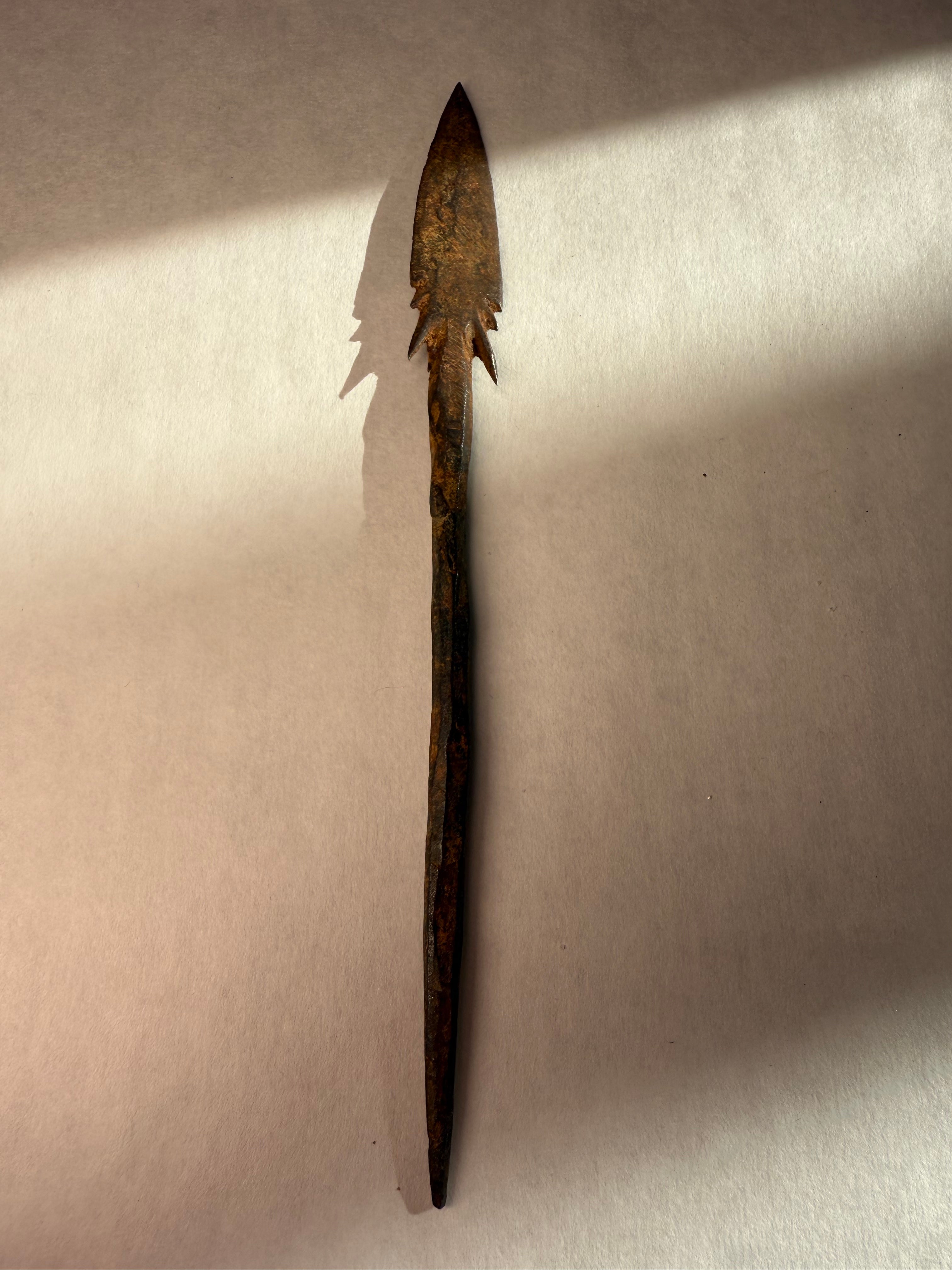 Antique Iron Arrow Tip