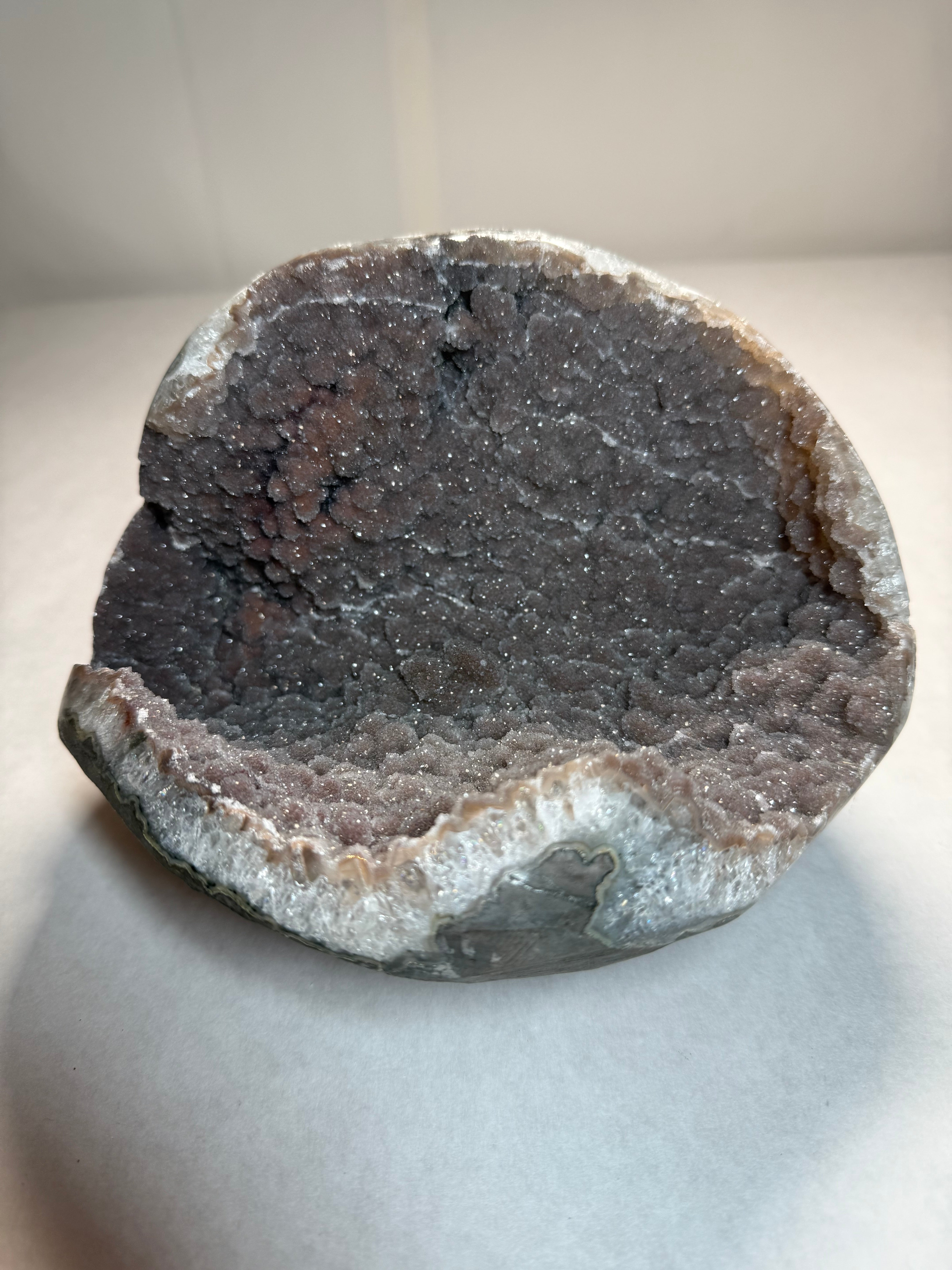 Bol en améthyste brune