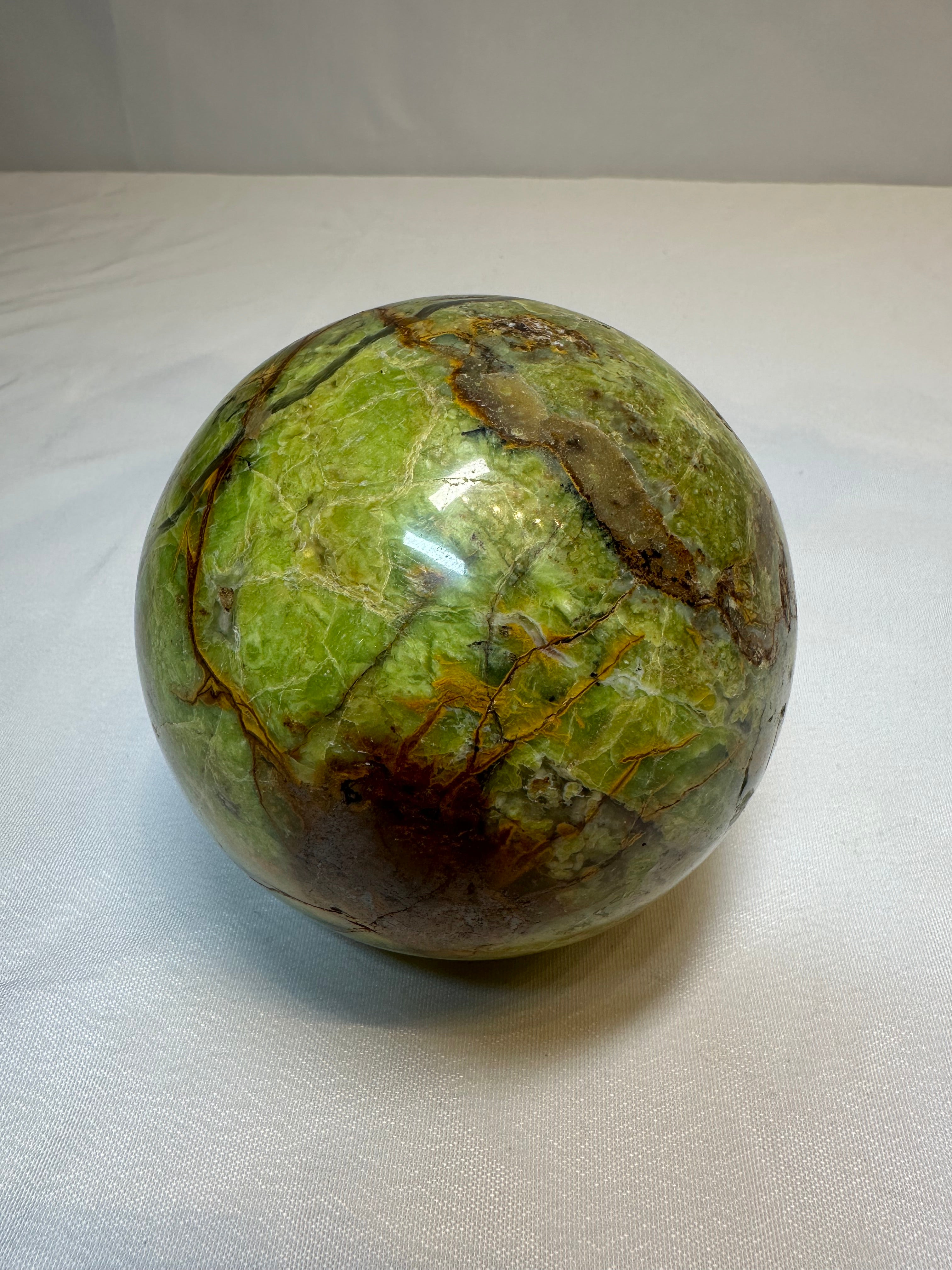 Green Jasper Sphere