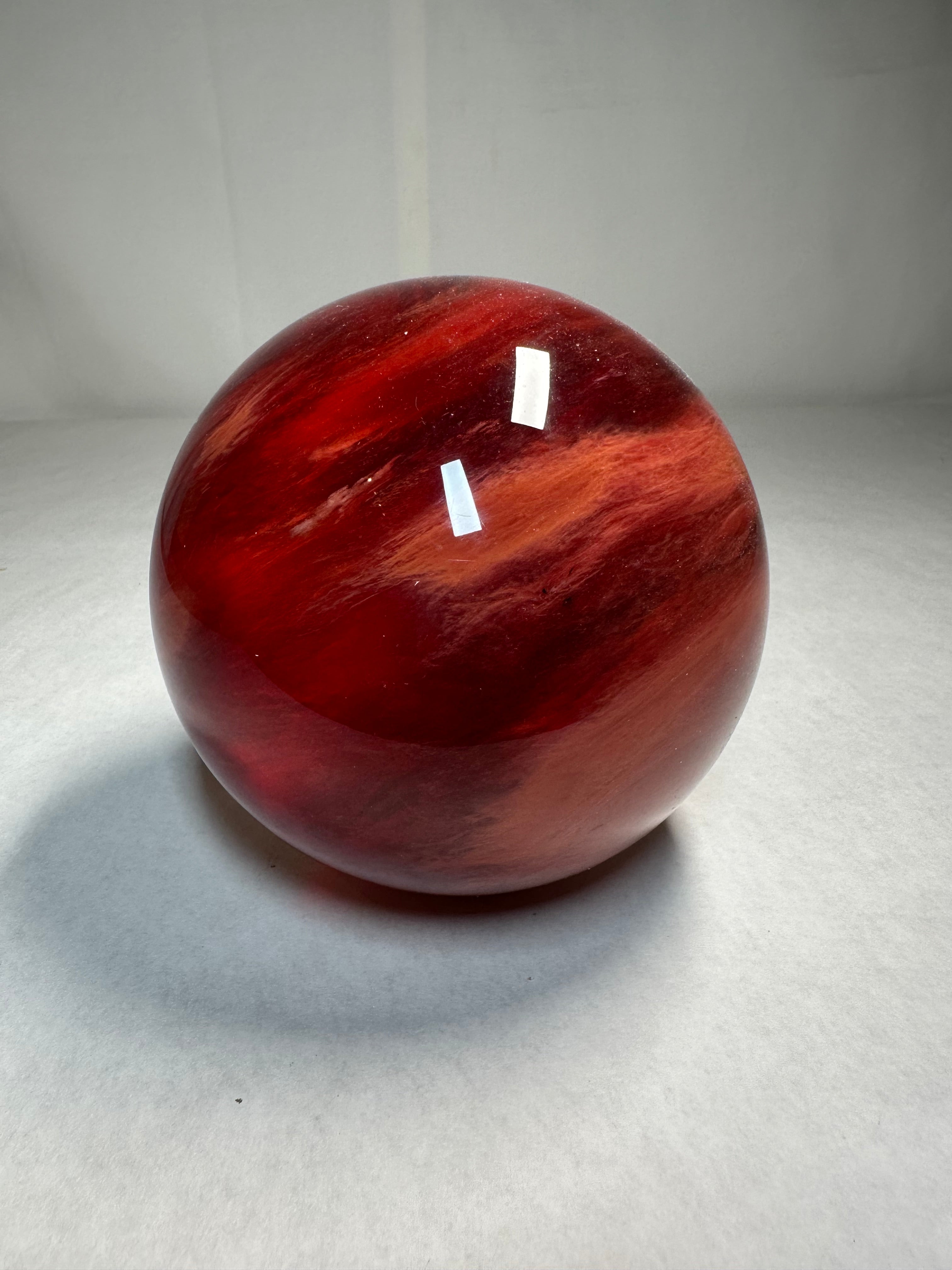 Esfera de cuarzo cereza